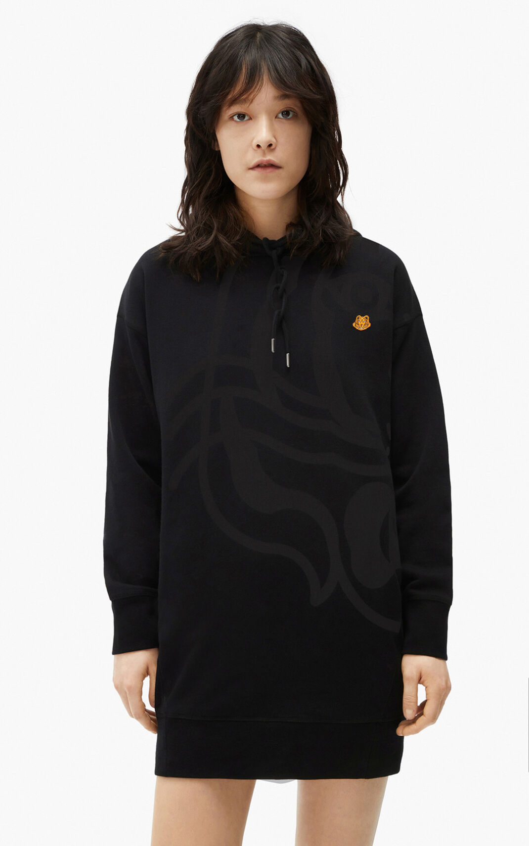 Kenzo K Tiger hooded sweater Klänning Dam | 13524-LMJG